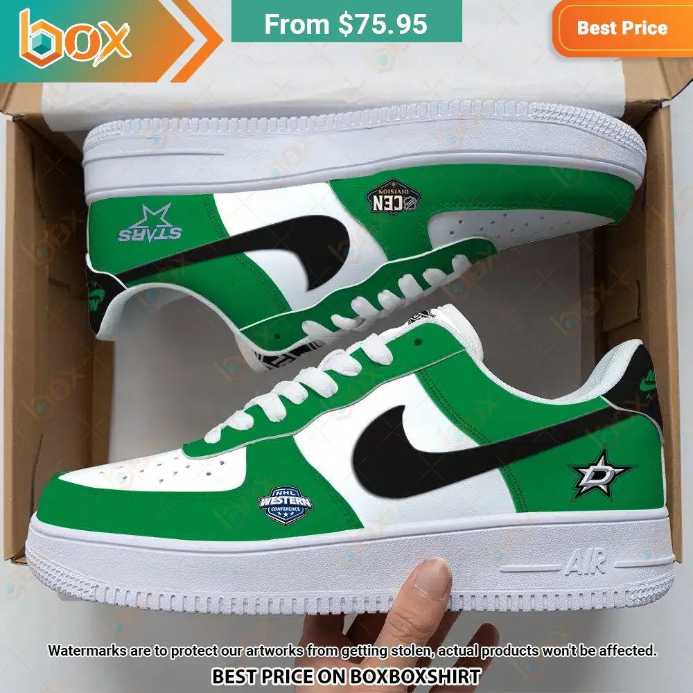 Dallas Stars Nike Air Force 1 Oh! You make me reminded of college days