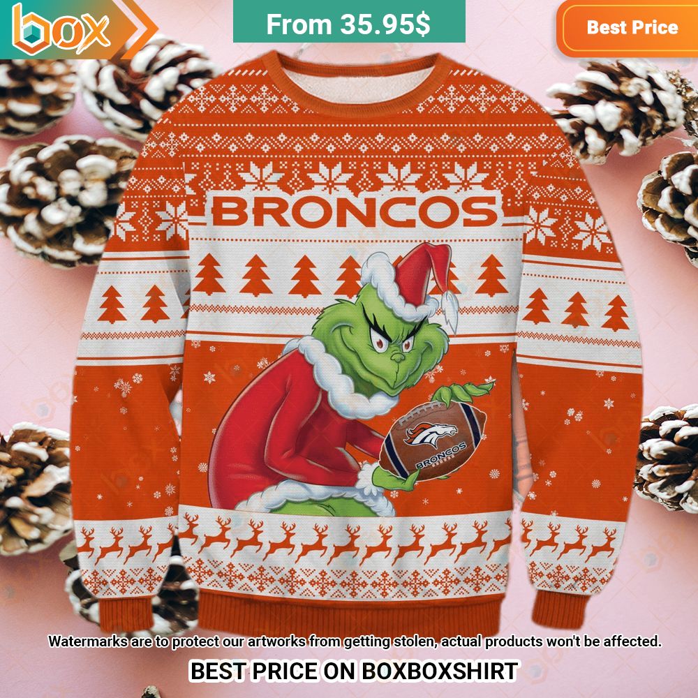 Denver Broncos Grinch Sweater Trending picture dear