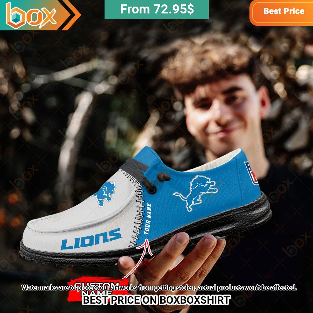 Detroit Lions Custom Hey Dude Shoes Is this your new friend?