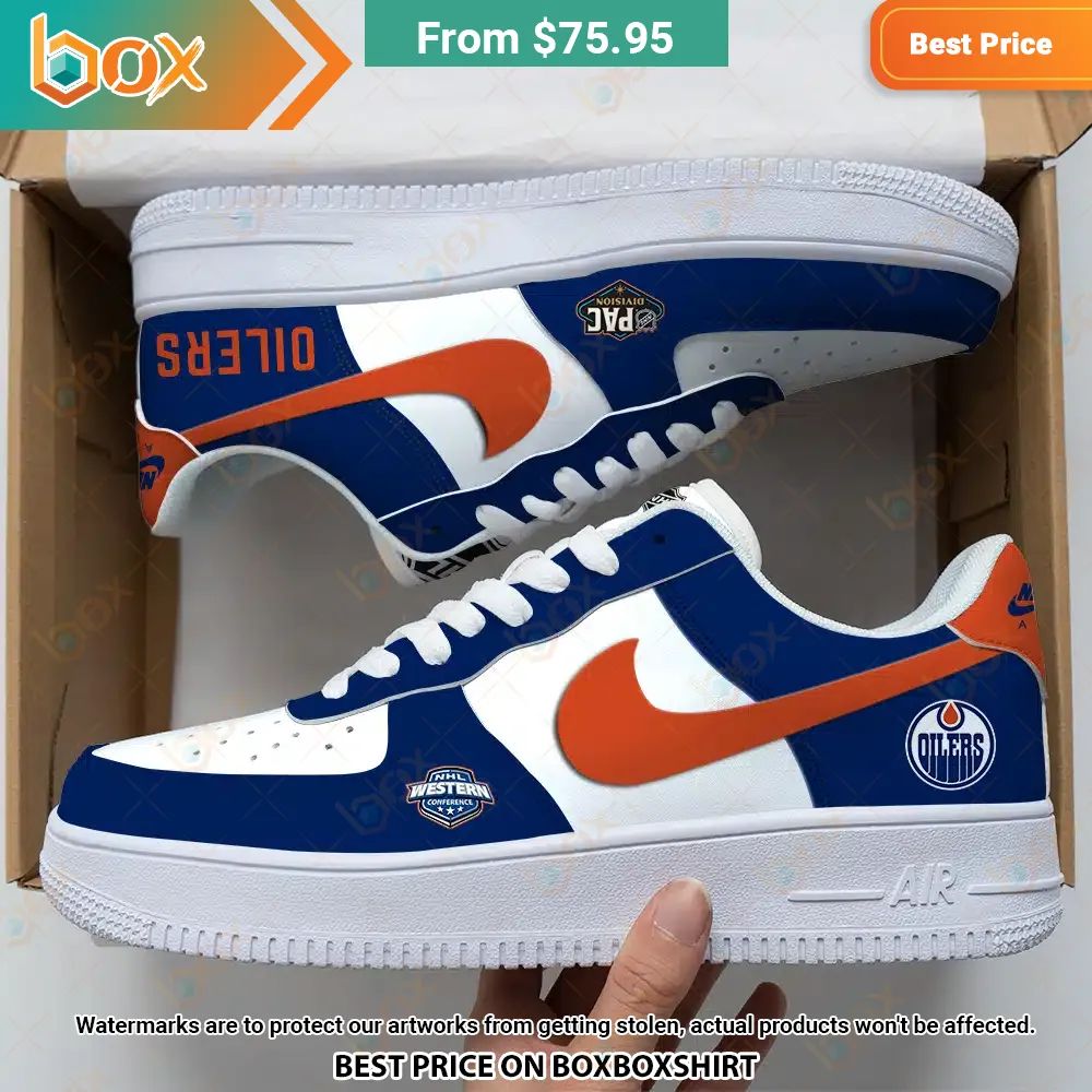 Edmonton Oilers Nike Air Force 1 Oh! You make me reminded of college days