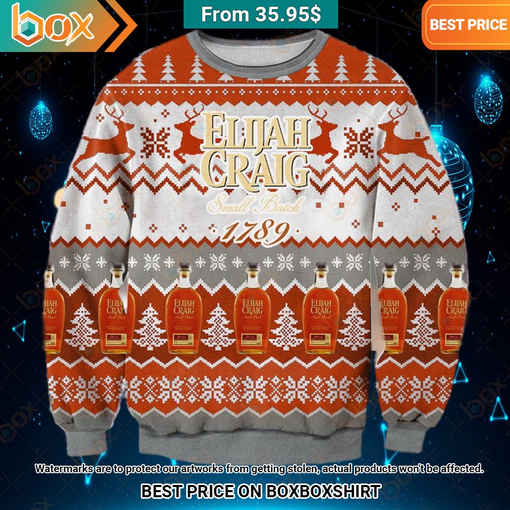 Elijah Craig Small Batch 1789 Sweater My friends!
