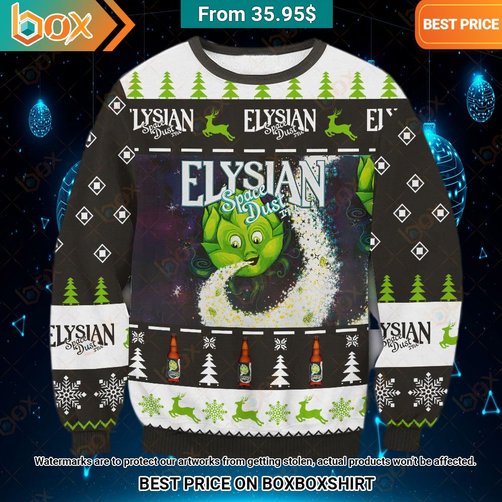 Elysian Space Dust Christmas Sweater Generous look