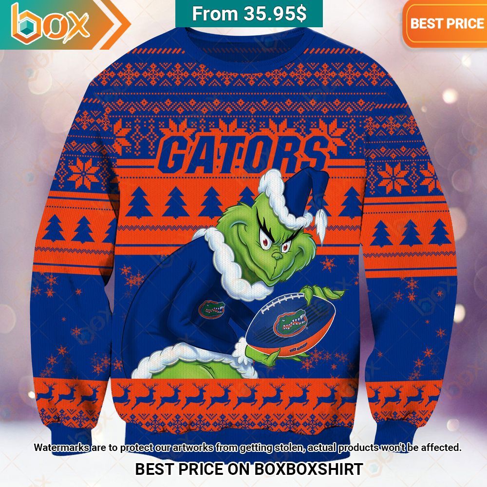 Florida Gators Grinch Christmas Sweater You always inspire by your look bro