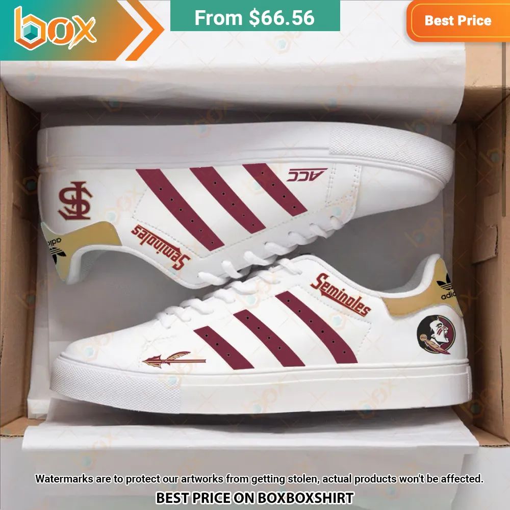 Florida State Seminoles Stan Smith Low Top Shoes Good look mam