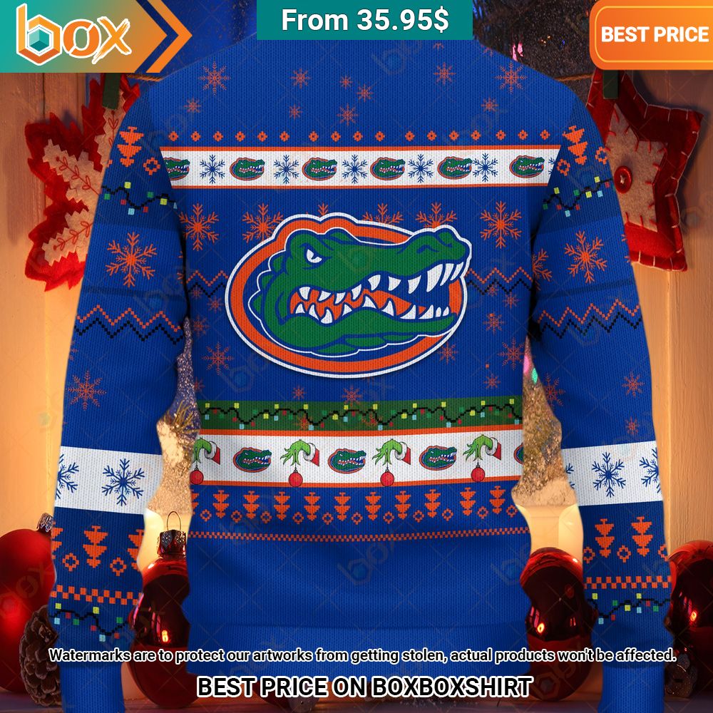 Grinch Florida Gators Christmas Sweater Good one dear