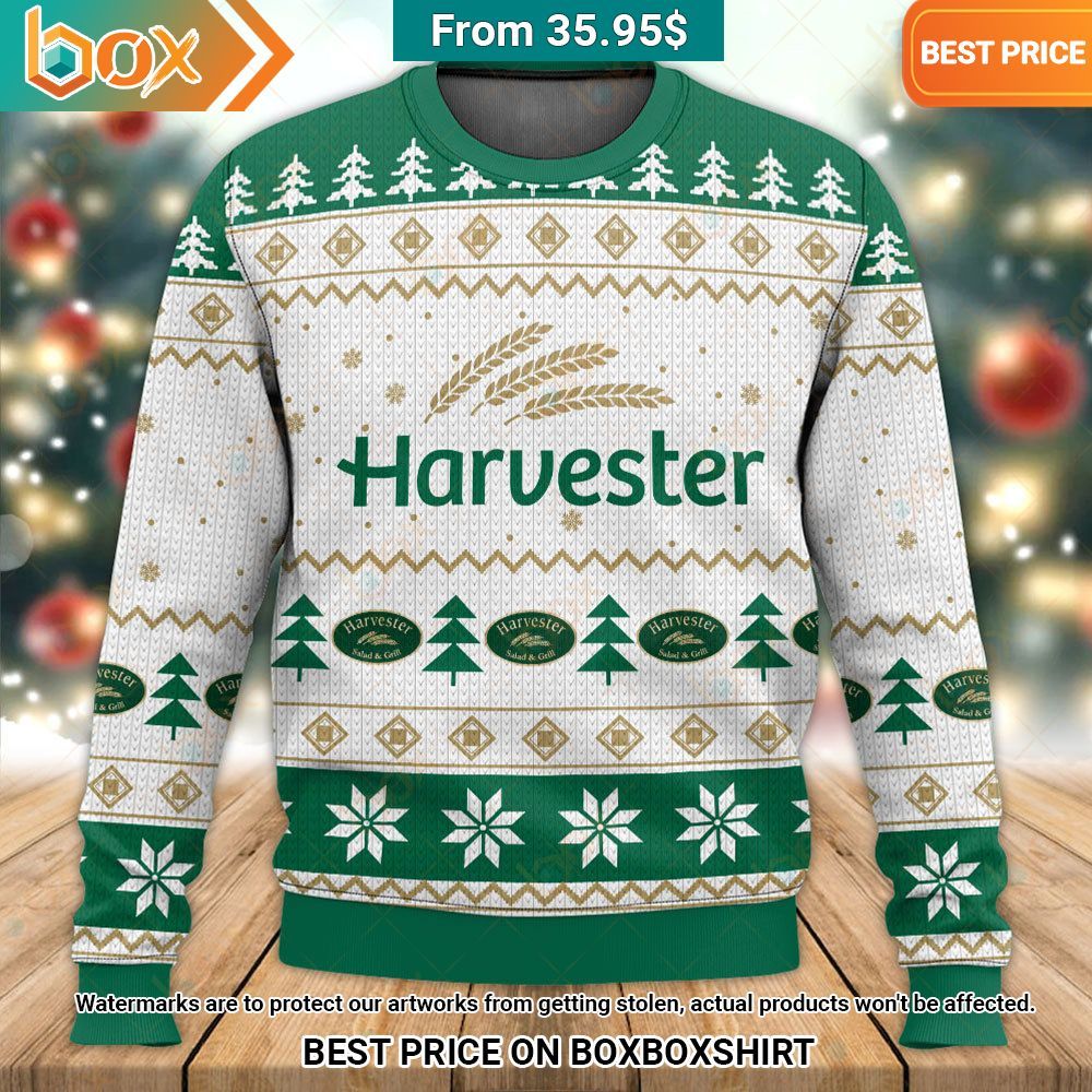 Harvester Christmas Sweater Sizzling