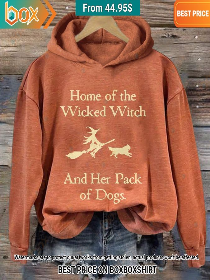 Home Of The Wicked Witch And Her Pack Of Dogs Hoodie Nice shot bro
