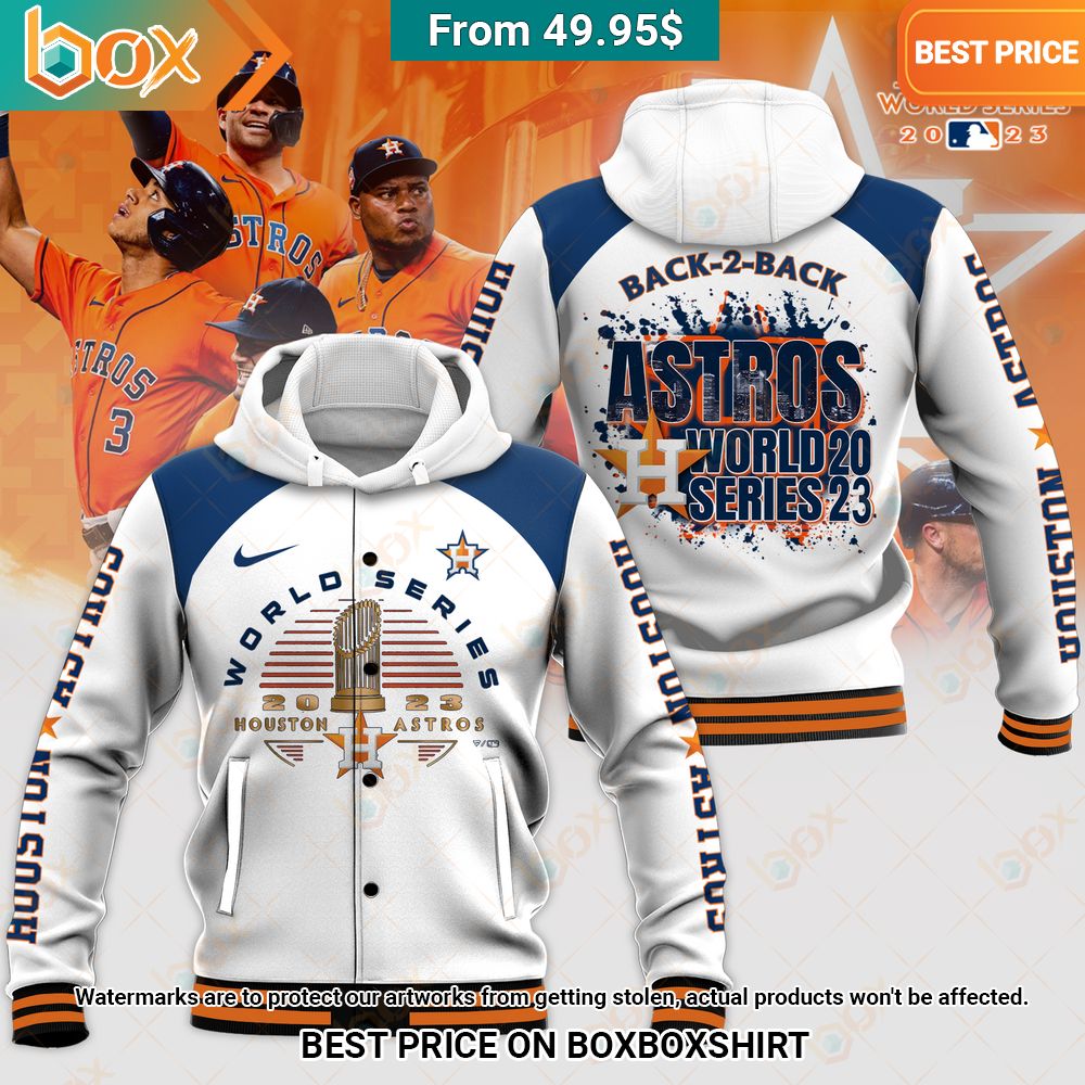 Houston Astros Back 2 Back World Series Baseball Hoodie Jacket Loving click