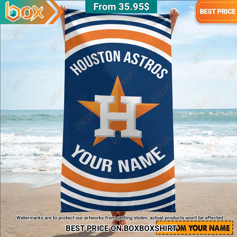 Houston Astros Custom Beach Towel Nice elegant click