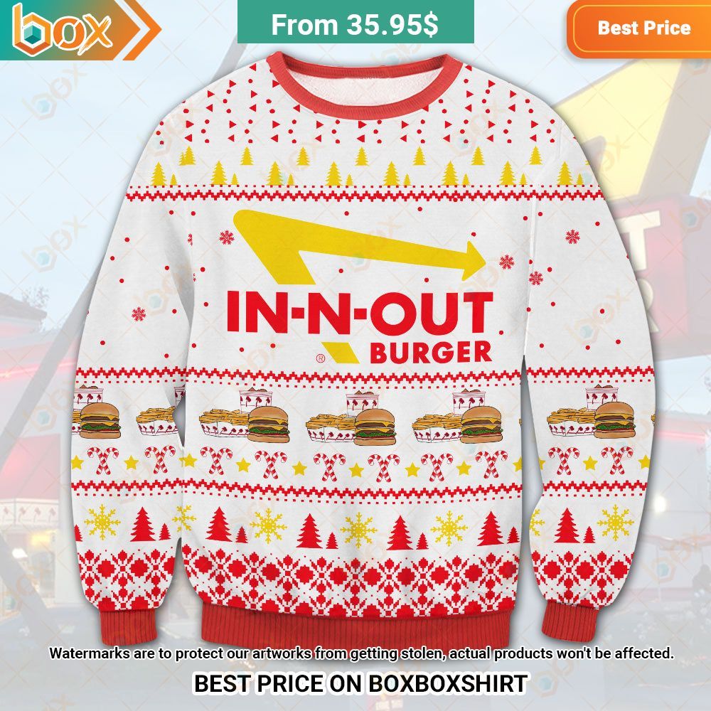 In N Out Burger Chrismas Sweater Looking so nice