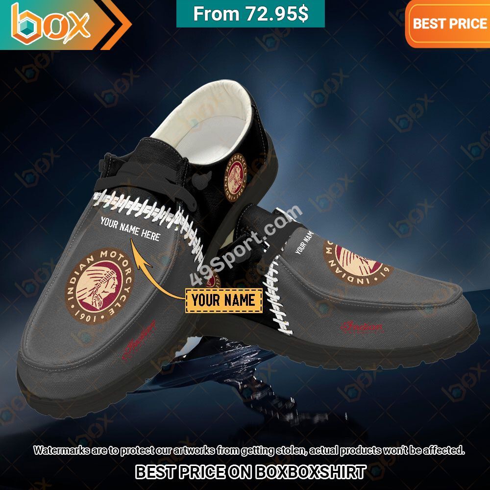 Indian Motorcycles Custom Hey Dude Shoes Nice Pic