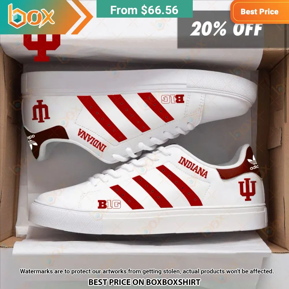 Indiana Hoosiers Stan Smith Low Top Shoes Royal Pic of yours