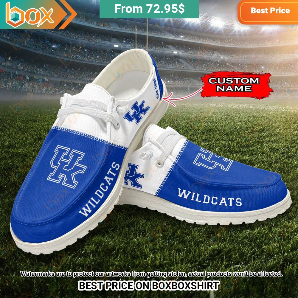 Kentucky Wildcats Hey Dude Shoes Stand easy bro