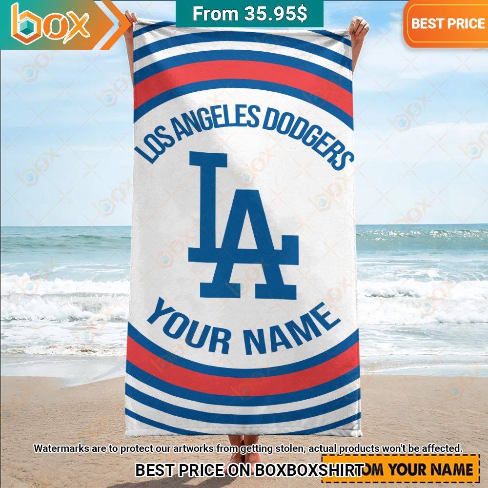 Los Angeles Dodgers Custom Beach Towel Damn good