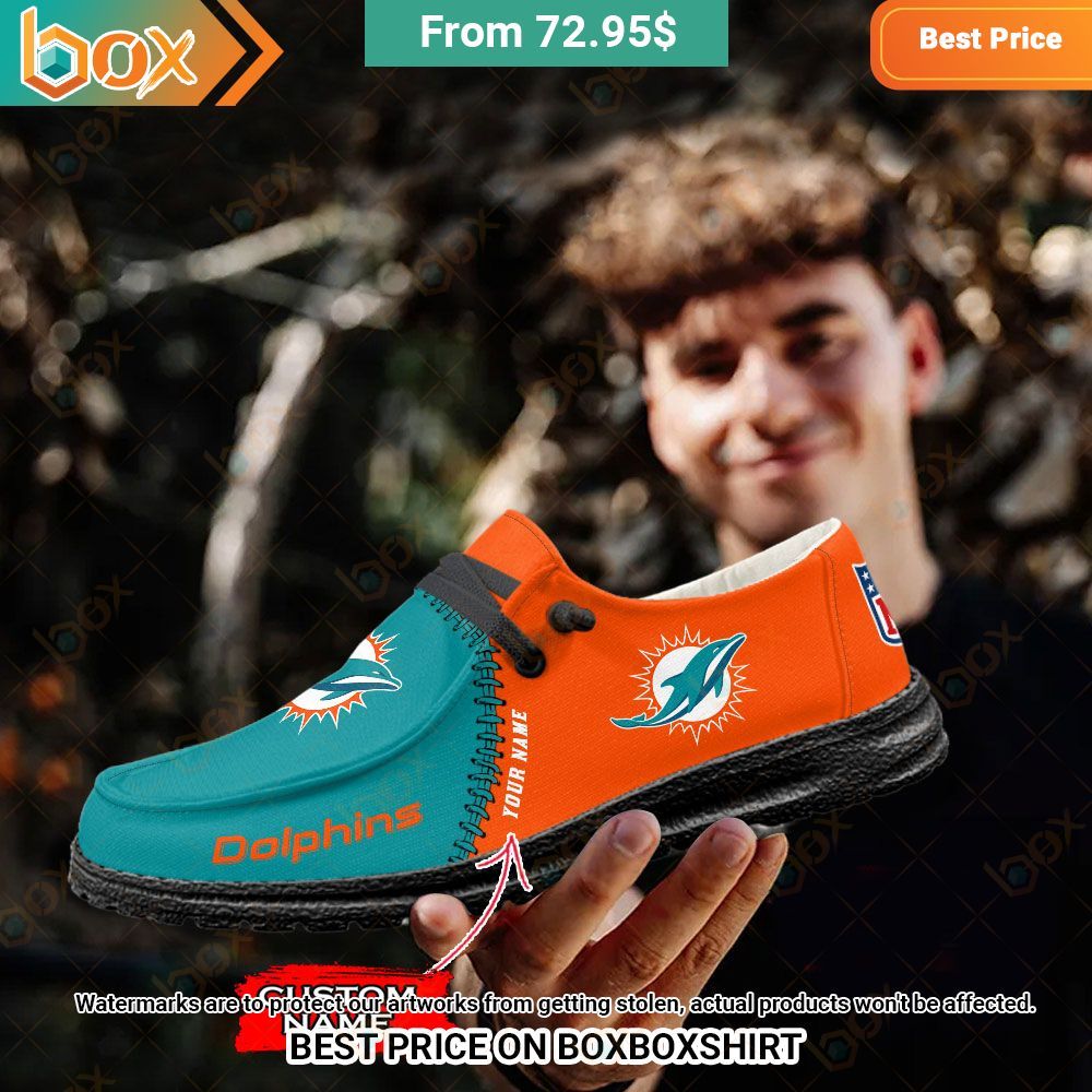 Miami Dolphins Custom Hey Dude Shoes Best click of yours