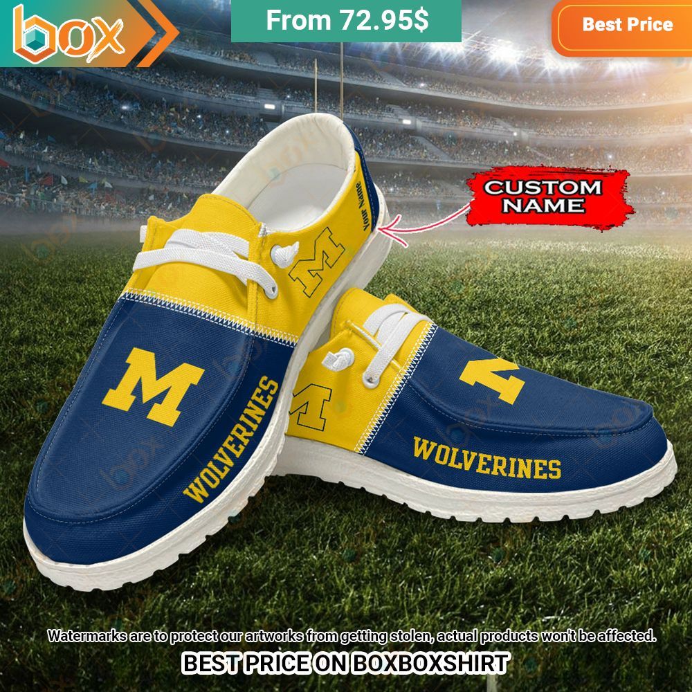 Michigan Wolverines Hey Dude Shoes Out of the world