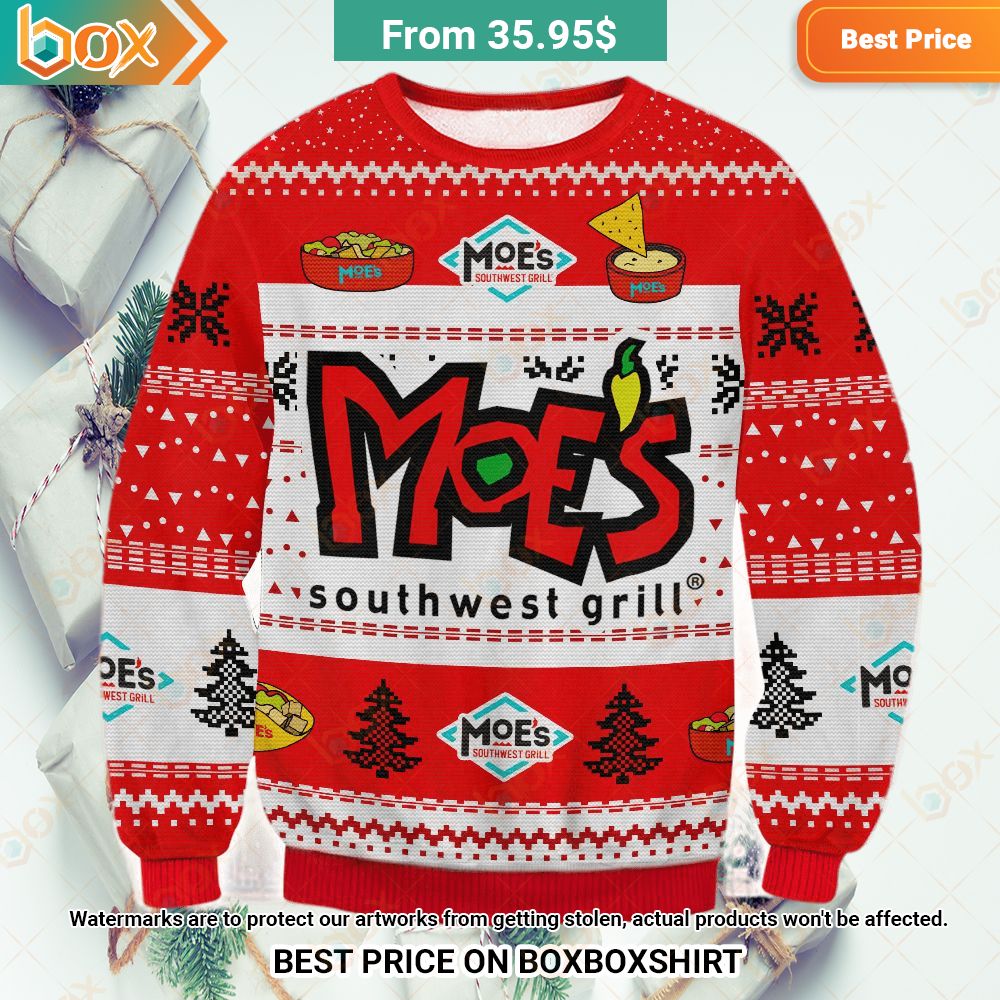 Moe's Southwest Grill Sweater Stunning