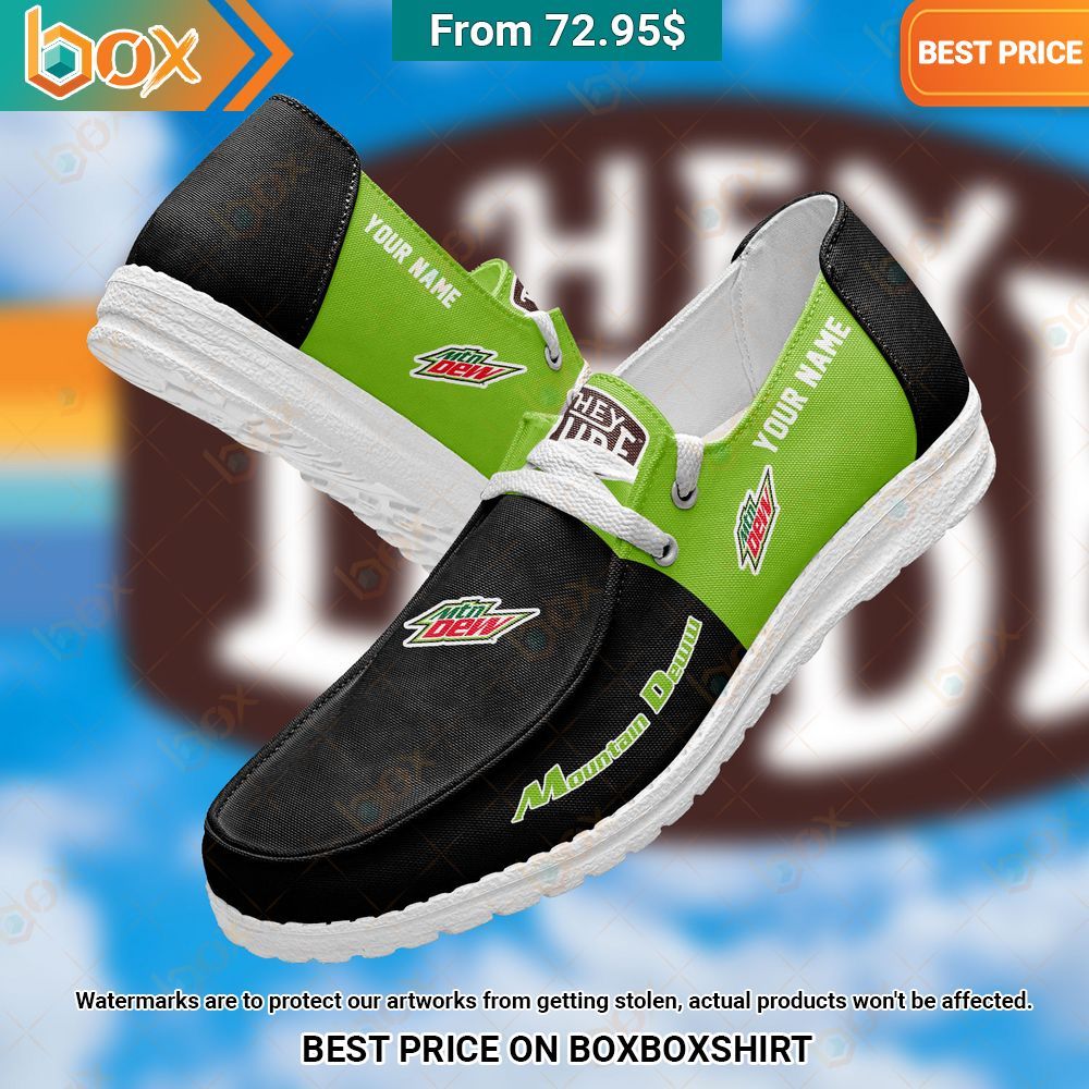 Mountain Dew Custom Hey Dude Shoes Best picture ever