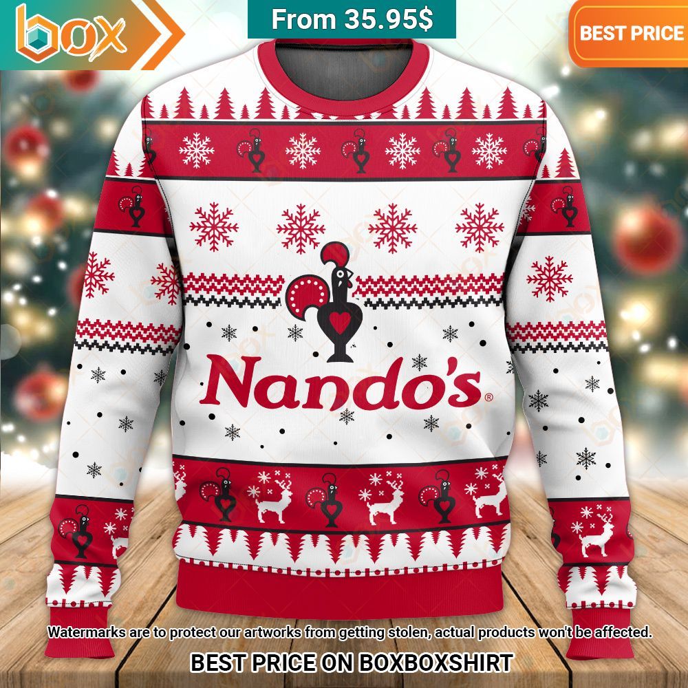 Nando's Christmas Sweater Have you joined a gymnasium?
