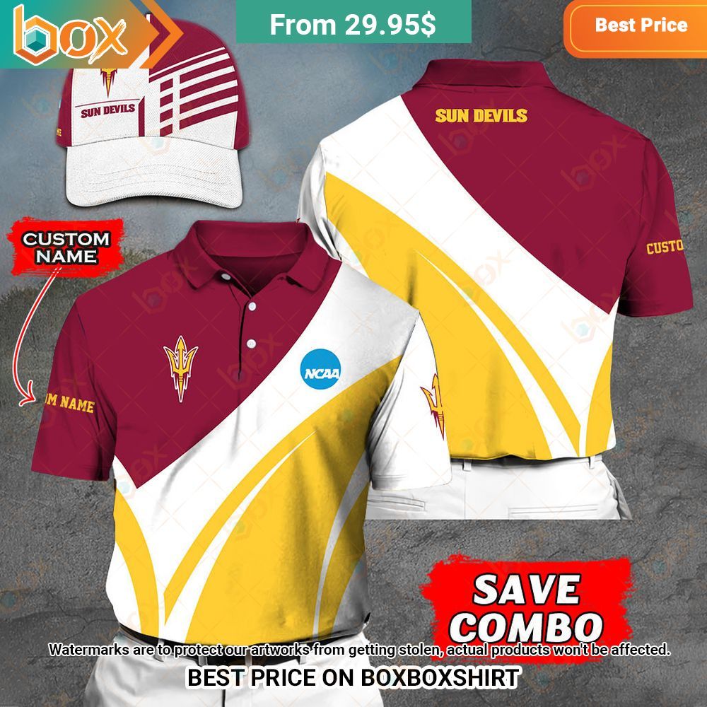 NCAA Arizona State Sun Devils Custom Polo Shirt You look too weak
