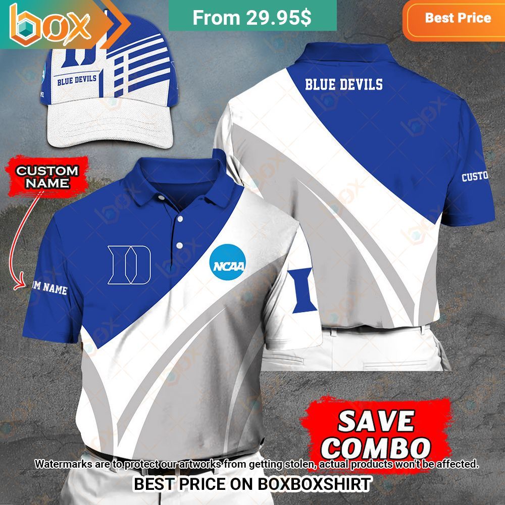 NCAA Duke Blue Devils Custom Polo Shirt Super sober