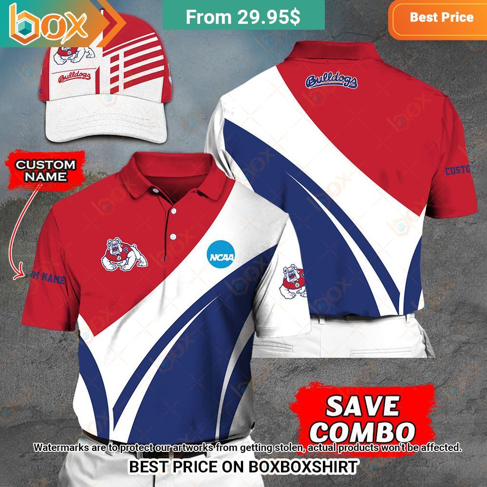 NCAA Fresno State Bulldogs Custom Polo Shirt Nice place and nice picture