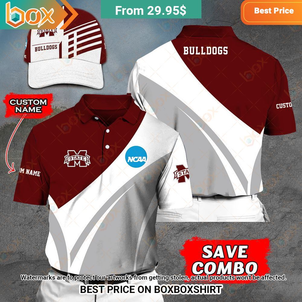 NCAA Mississippi State Bulldogs Custom Polo Shirt Best click of yours