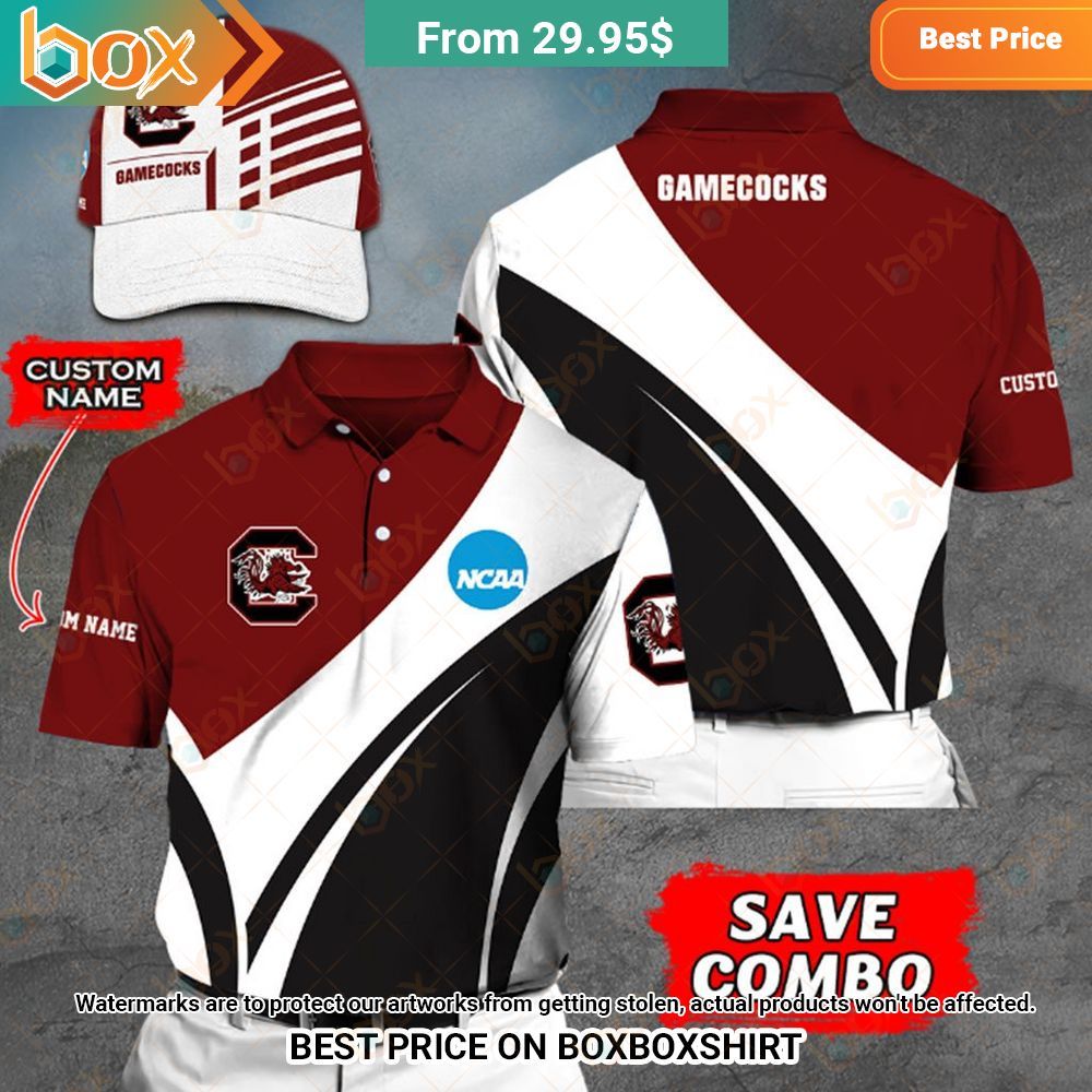 NCAA South Carolina Gamecocks Custom Polo Shirt Wow, cute pie
