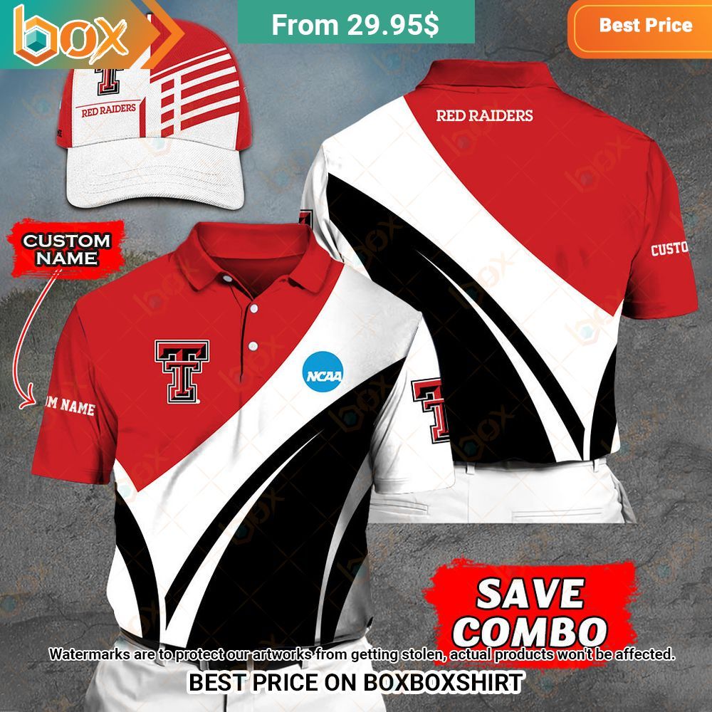 NCAA Texas Tech Red Raiders Custom Polo Shirt Natural and awesome