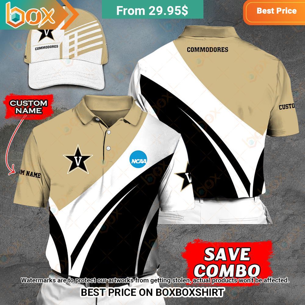 NCAA Vanderbilt Commodores Custom Polo Shirt Gang of rockstars