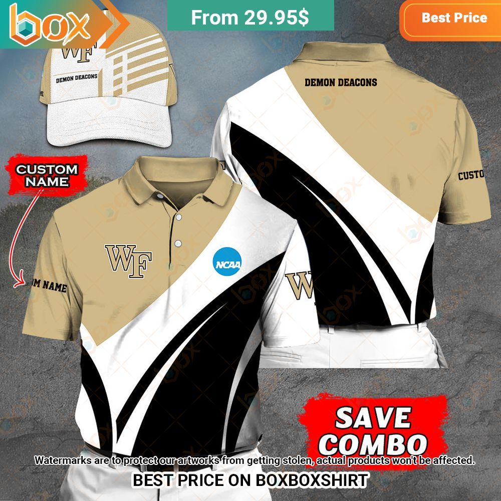 NCAA Wake Forest Demon Deacons Custom Polo Shirt Generous look