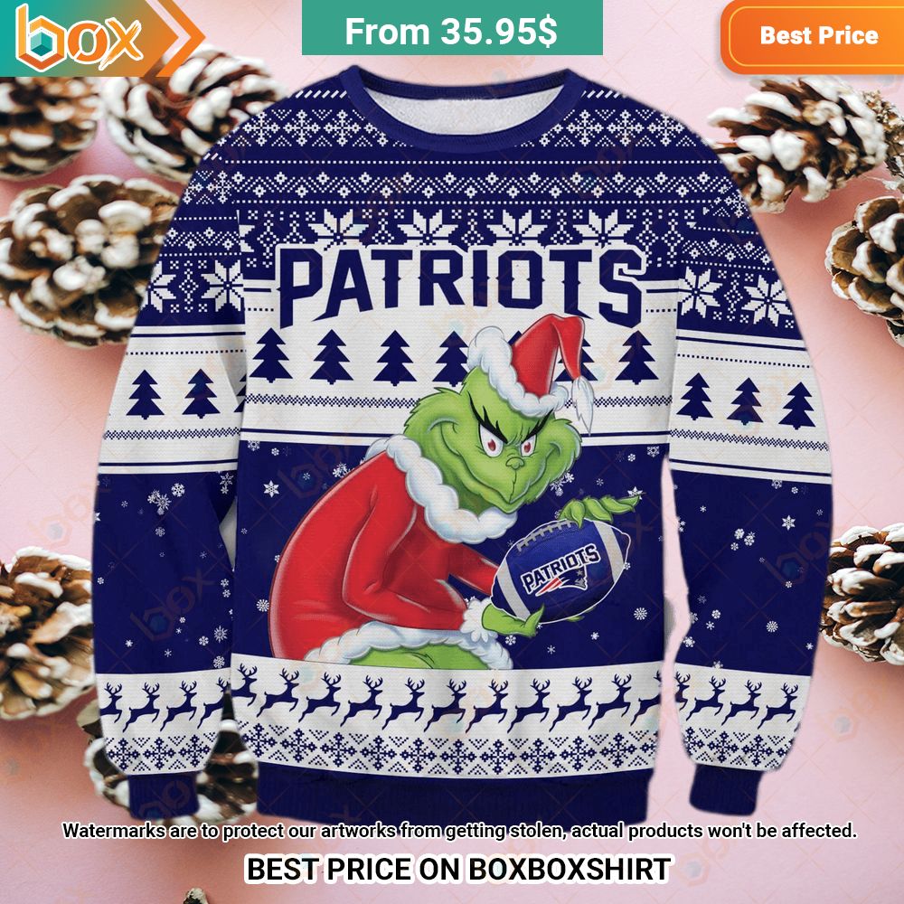 New England Patriots Grinch Sweater Have you joined a gymnasium?