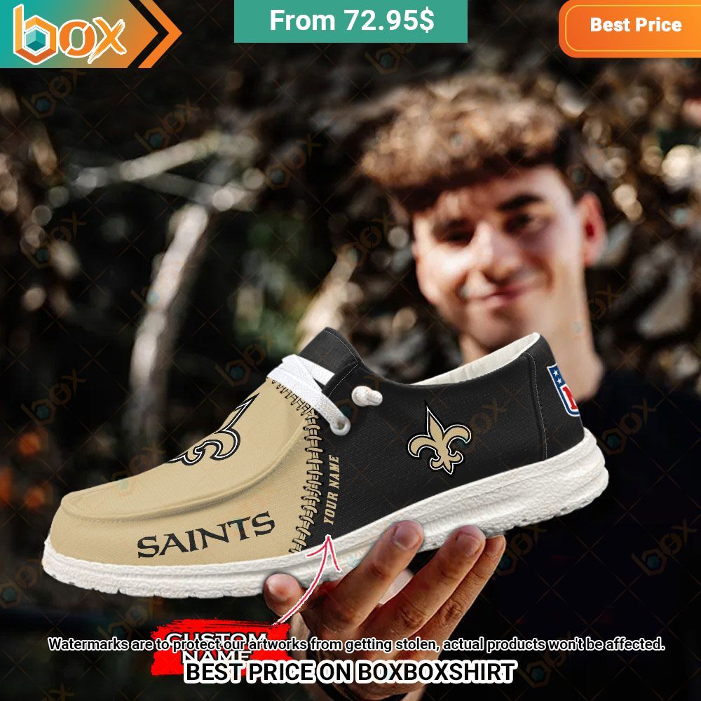 New Orleans Saints Custom Hey Dude Shoes It is too funny