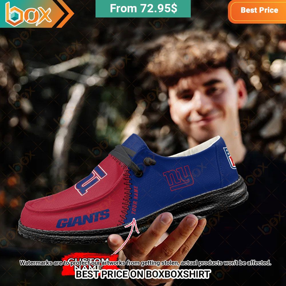 New York Giants Custom Hey Dude Shoes You tried editing this time?