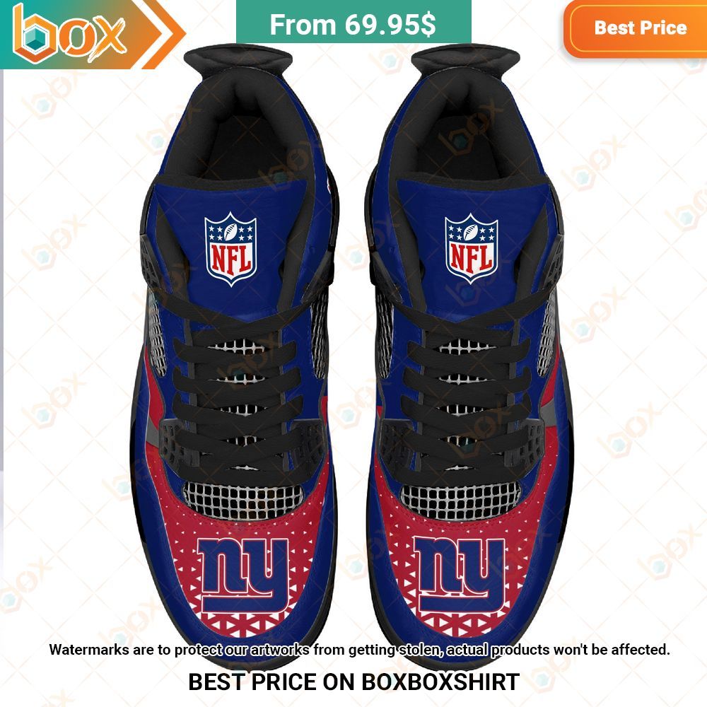 New York Giants NFL Custom Air Jordan 4 Sneaker Have you joined a gymnasium?
