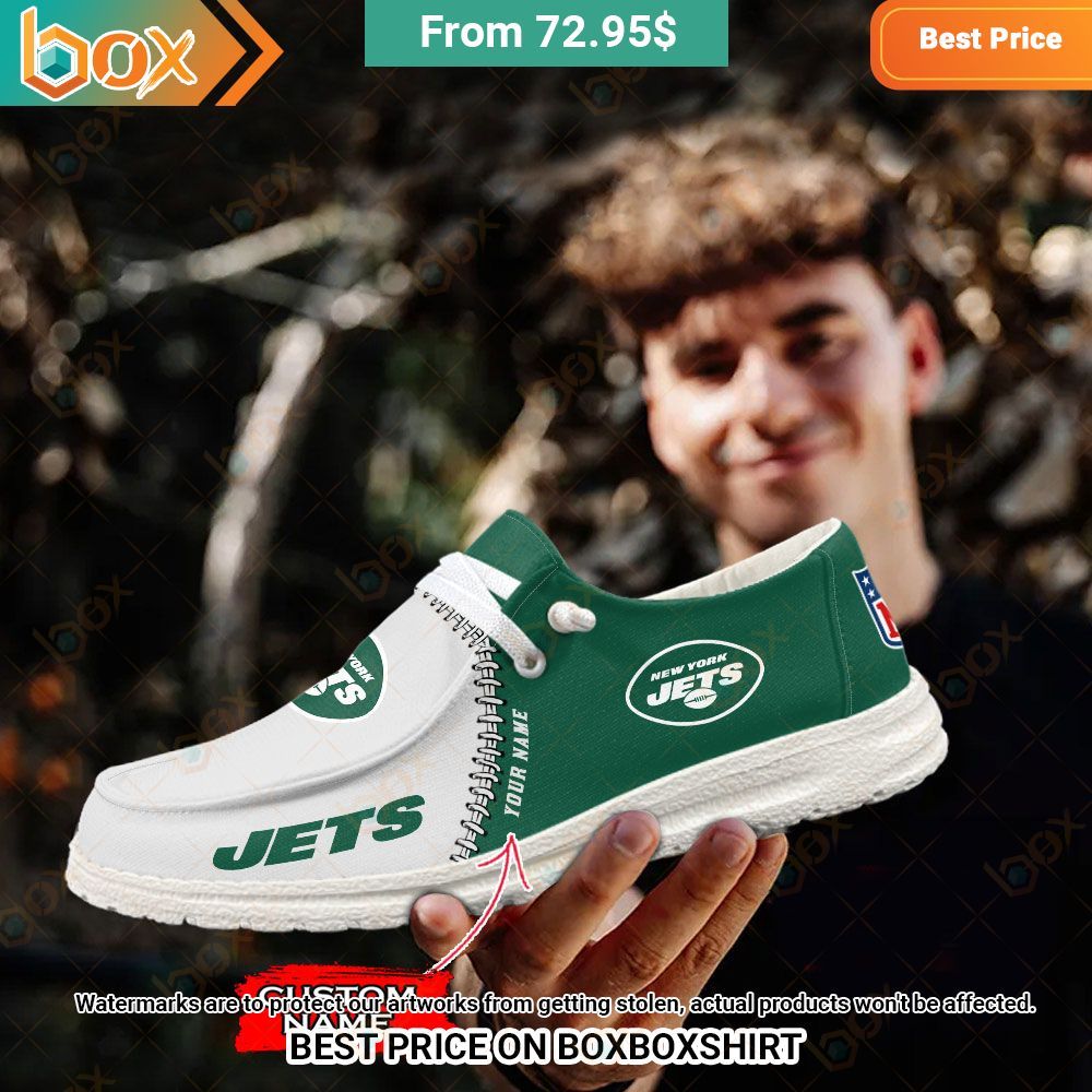 New York Jets Custom Hey Dude Shoes Stand easy bro