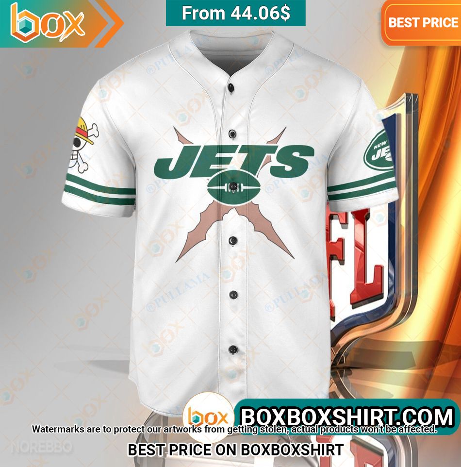 New York Jets Straw Hat Luffy Baseball Jersey Loving click