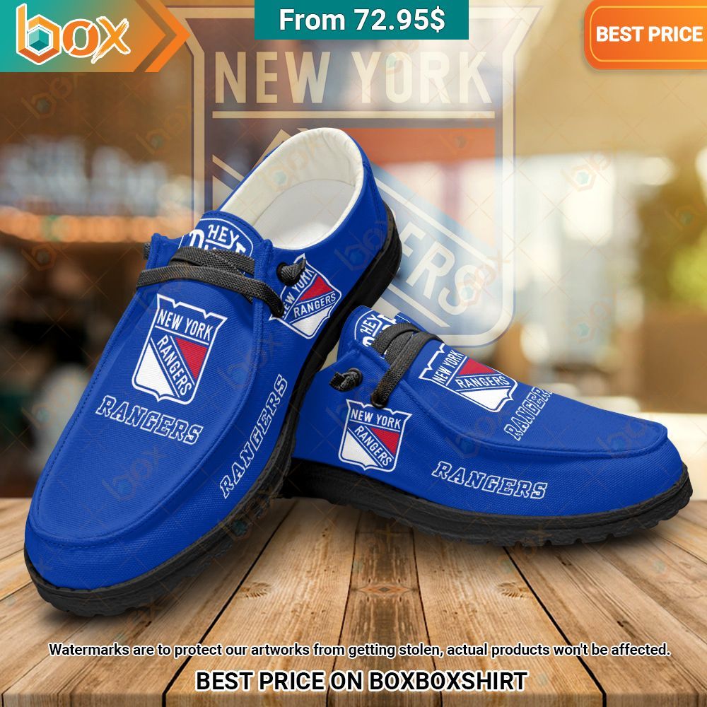 New York Rangers Hey Dudes Shoes You tried editing this time?