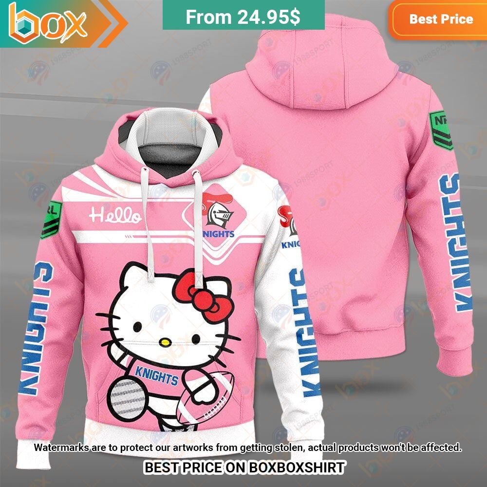 Newcastle Knights Hello Kitty NRL Shirt Oh my God you have put on so much!