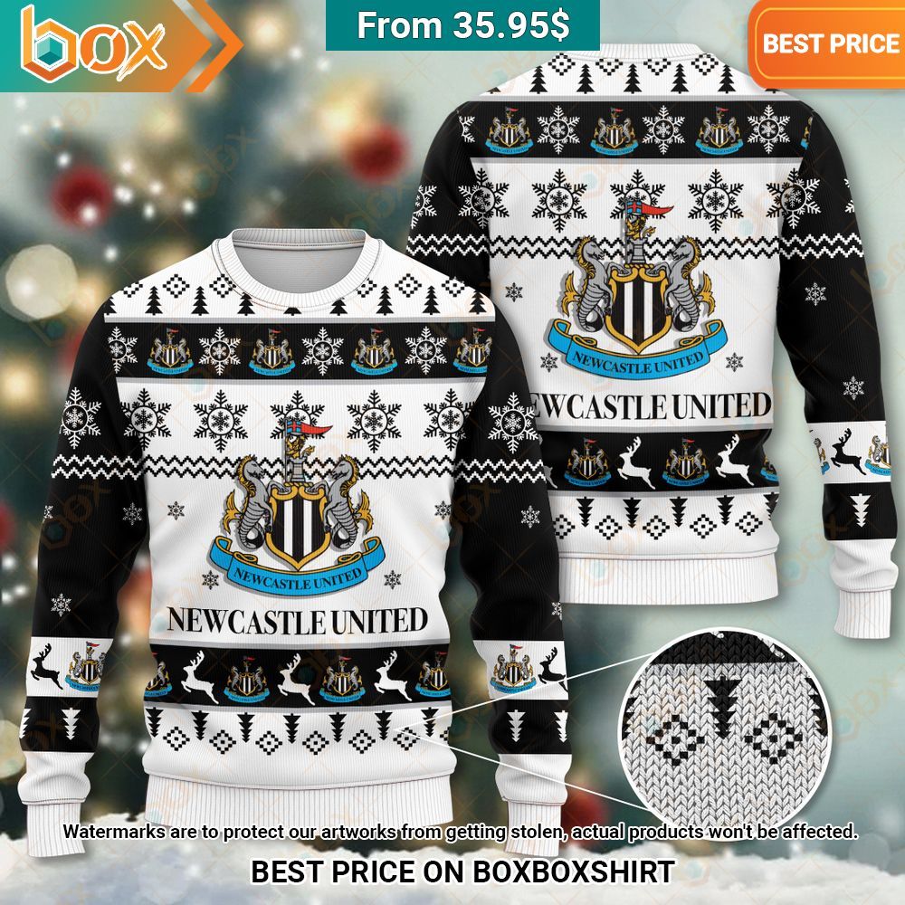Newcastle United Christmas Sweater My friend and partner
