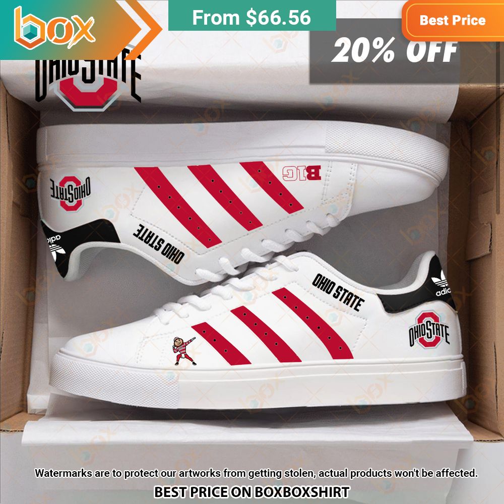 Ohio State Stan Smith Low Top Shoes Beauty queen
