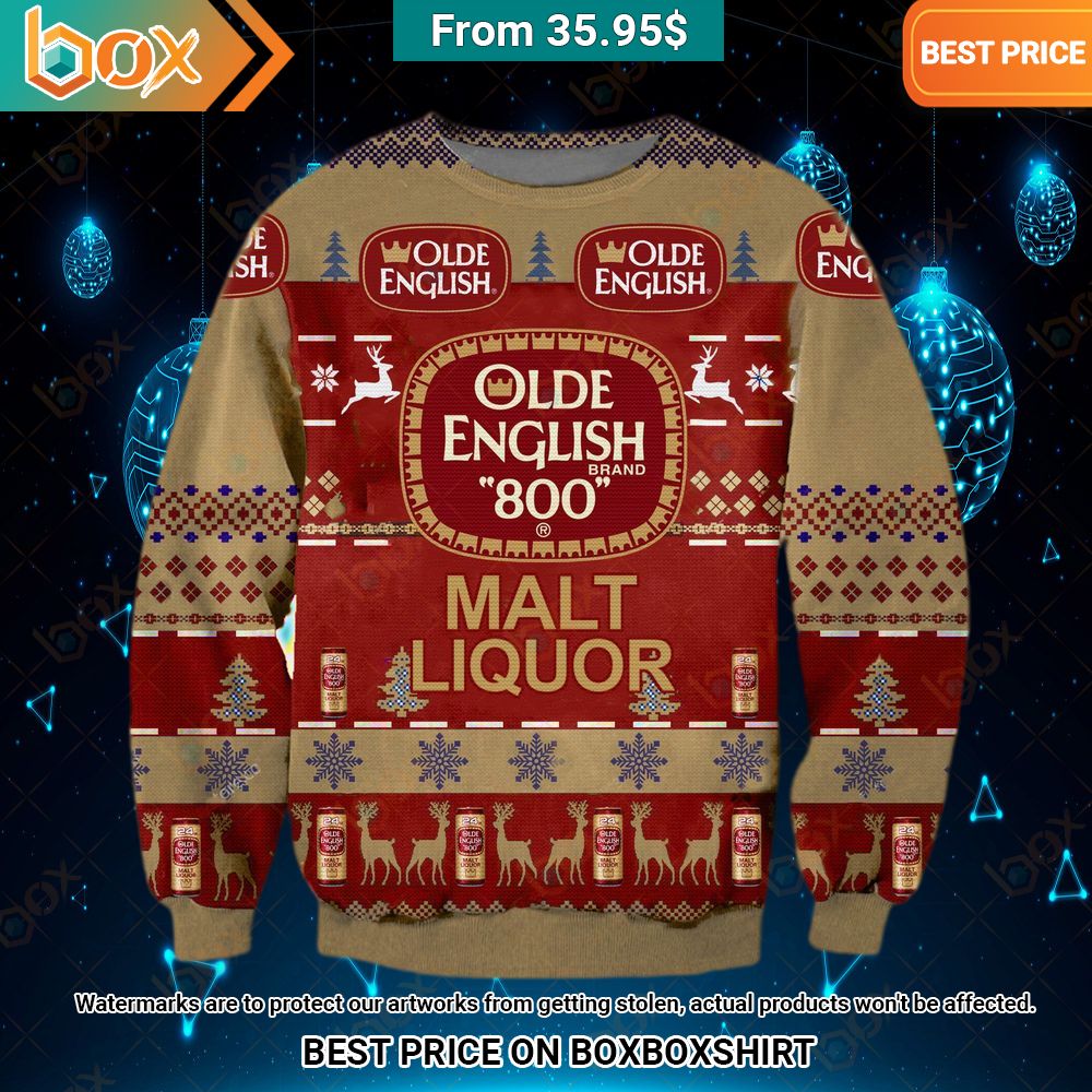 Olde English 800 Beer Sweater Awesome Pic guys