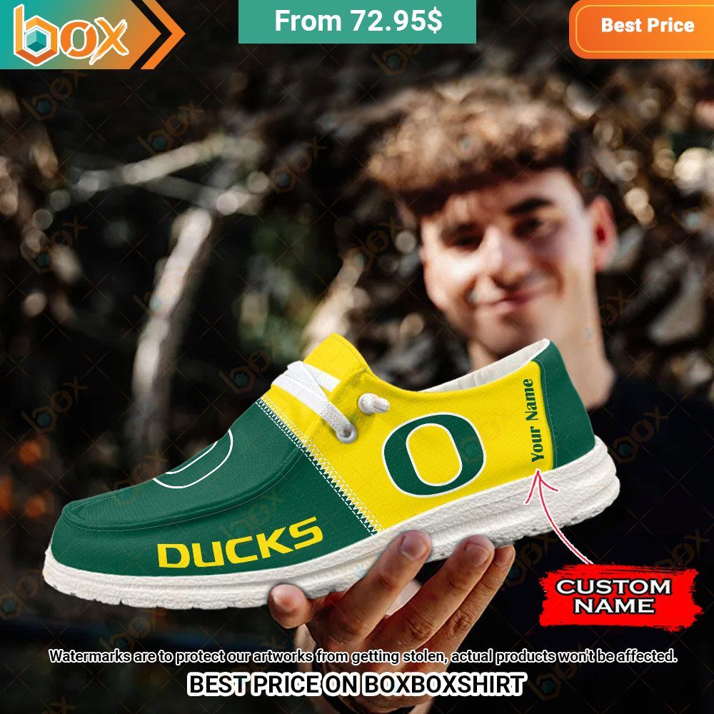 Oregon Ducks Hey Dude Shoes Looking Gorgeous and This picture made my day.