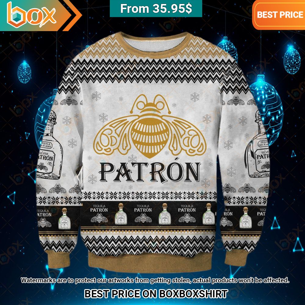 Patrón Tequila Christmas Sweater You look cheerful dear