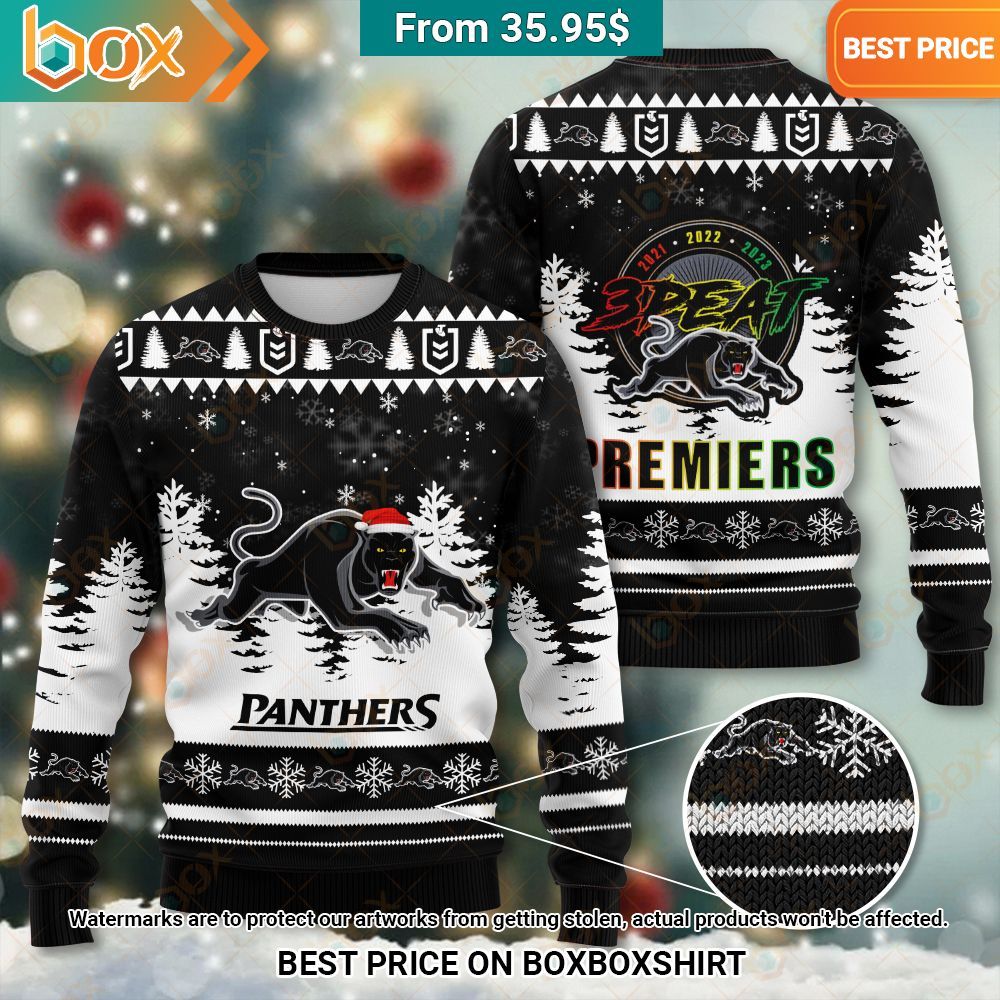 Penrith Panthers 3 Peat Premiers Sweater Have no words to explain your beauty