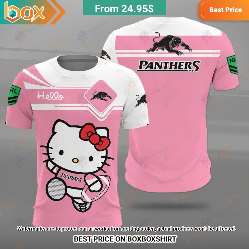 Penrith Panthers Hello Kitty NRL Shirt Our hard working soul