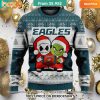 Philadelphia Eagles Jack Skellington Grinch Sweater Nice Pic