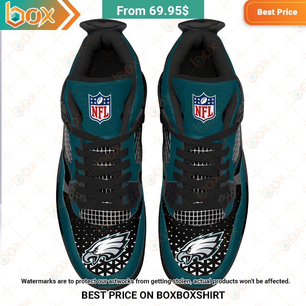 Philadelphia Eagles NFL Custom Air Jordan 4 Sneaker You look elegant man