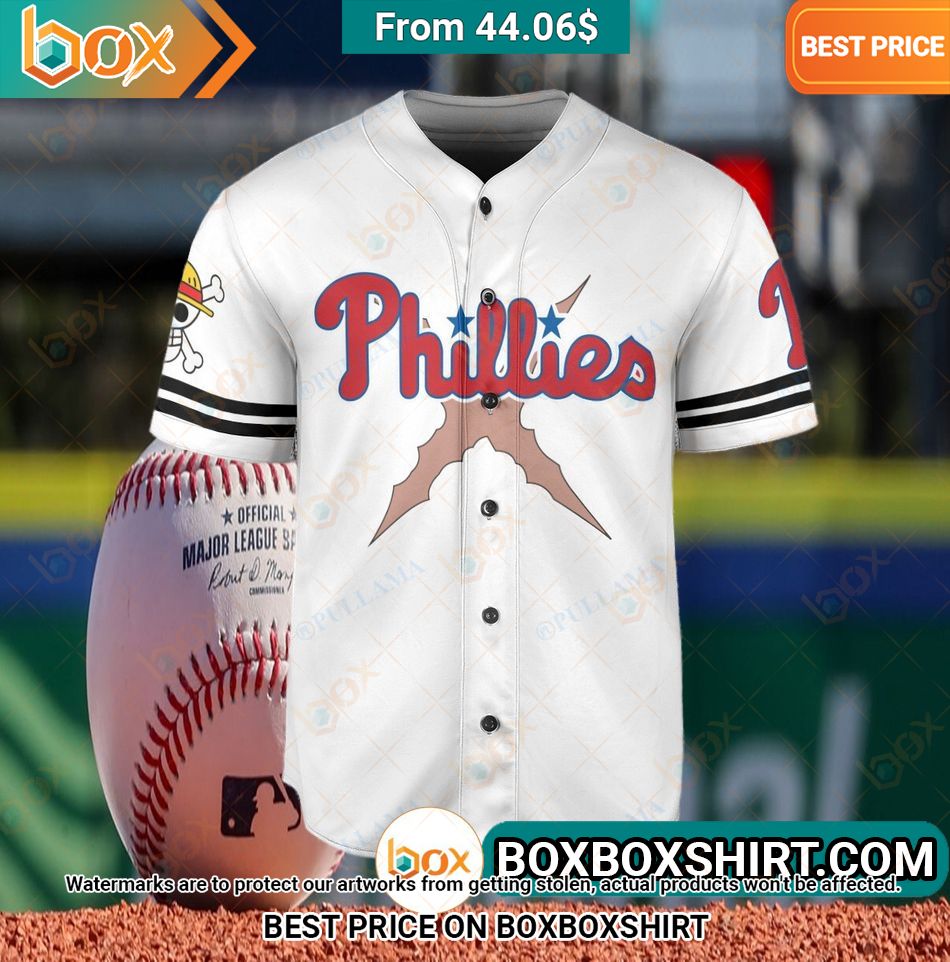 Philadelphia Phillies Straw Hat Luffy Baseball Jersey Elegant picture.