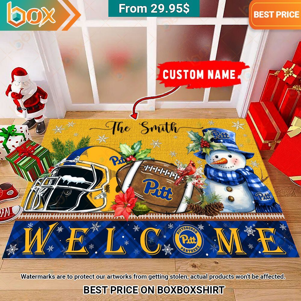 Pittsburgh Panthers Welcome Christmas Doormat Wow! This is gracious